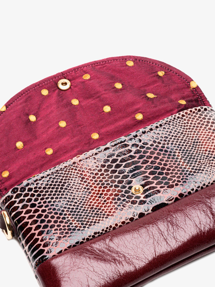 Germaine Burgundy Lizard