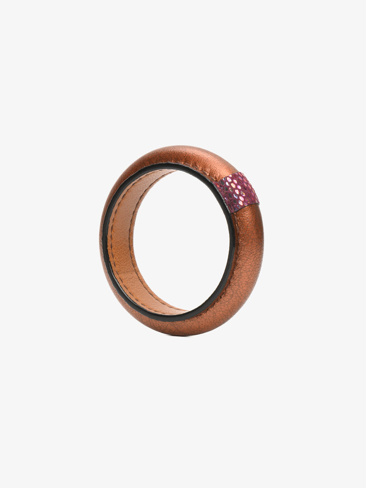 Jonc Bantu cuivre Sequin Multicolore