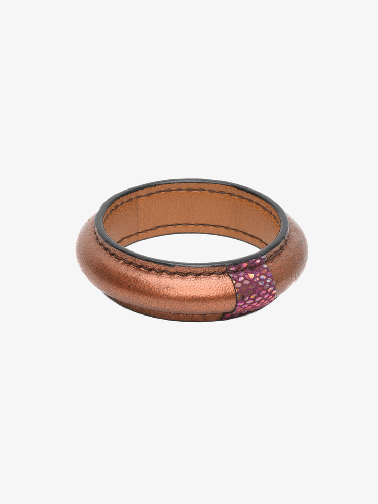 Jonc Bantu cuivre Sequin Multicolore