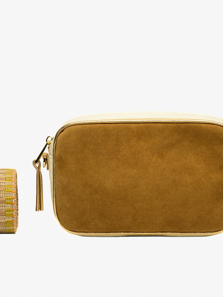 Camera Bag Croco Yellow
