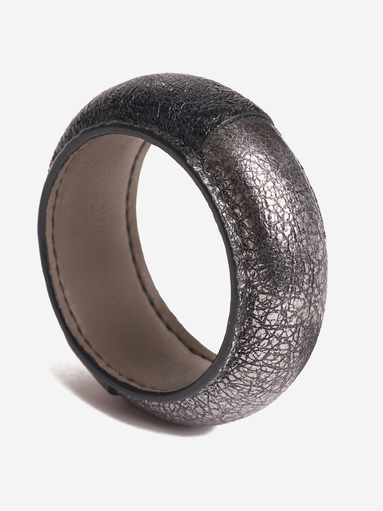 Swahili Black / Silver Bangle