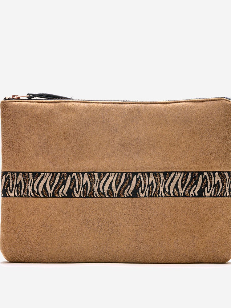 Martha Beige Laptop Pouch