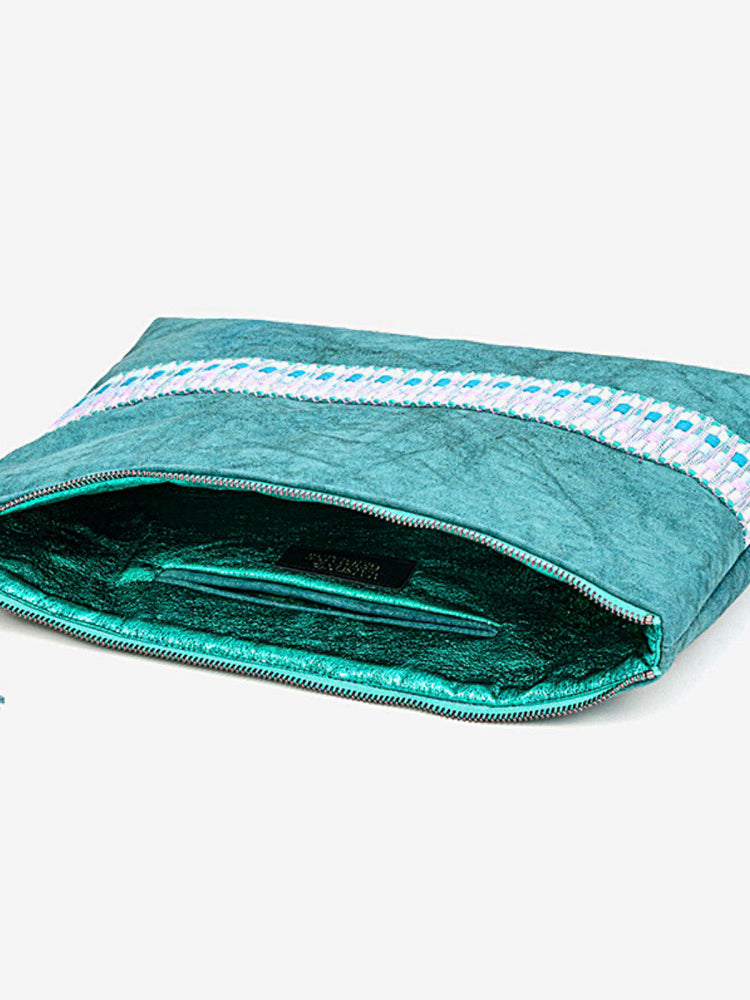 Marcelle Turquoise Computer Pouch 