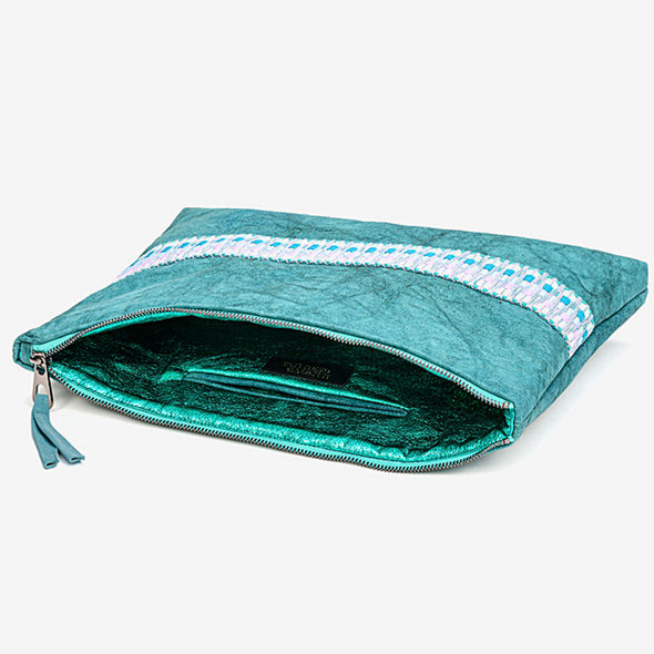 Marcelle Turquoise Computer Pouch 