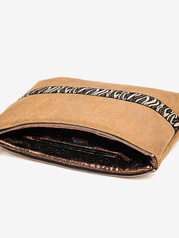 Martha Beige Laptop Pouch