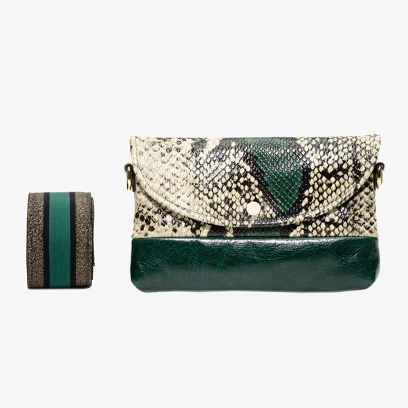 Germaine Python Green