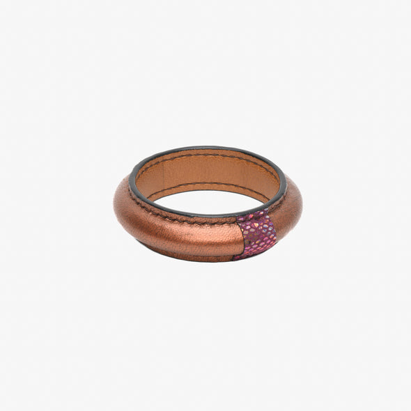 Jonc Bantu cuivre Sequin Multicolore