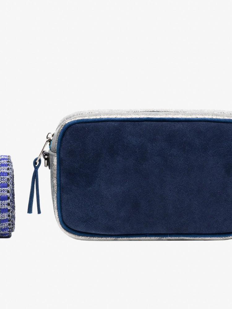 Camera Bag Croco Bleu