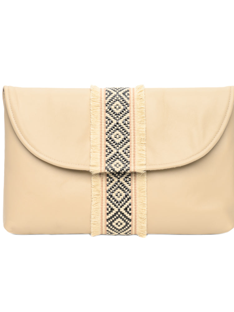 Odette Beige Clutch