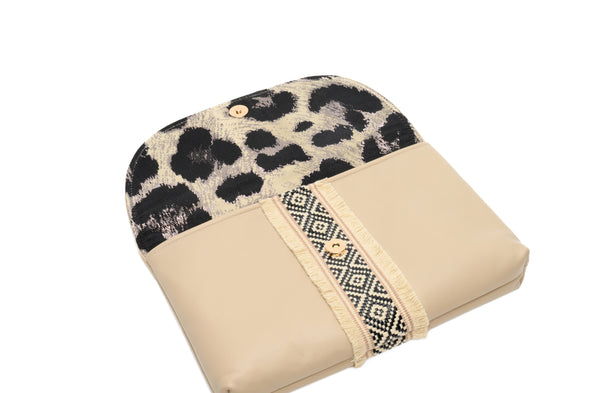 Odette Beige Clutch