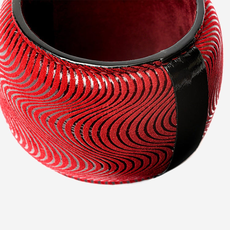 Wavy Red Maasai Bangle