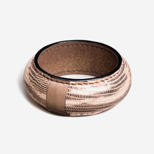 Pink Tinged Swahili Bangle