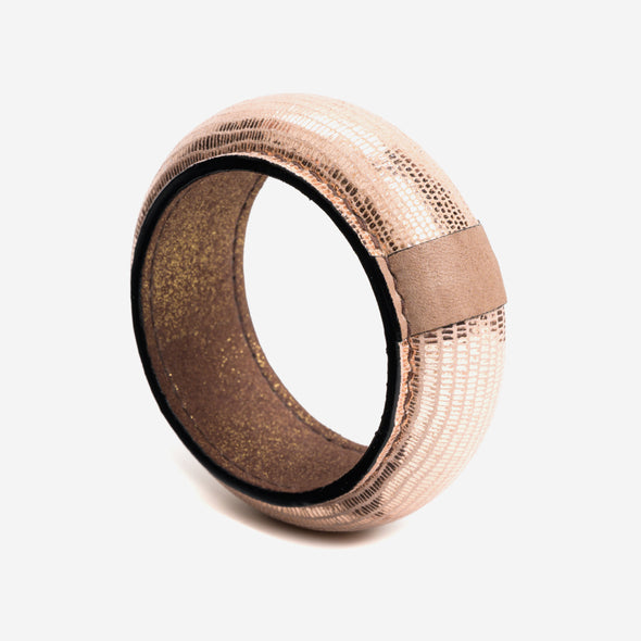 Pink Tinged Swahili Bangle