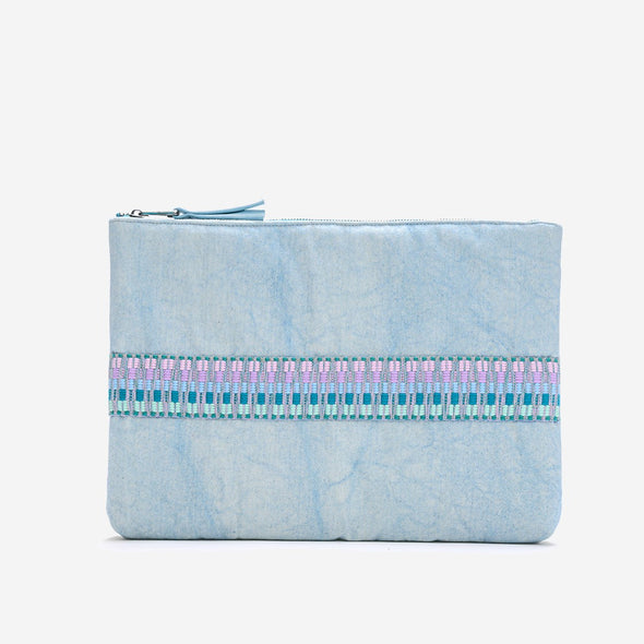 Marcelle Cyan Computer Pouch